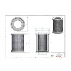 Filtre séparateur air/huile OS3119
