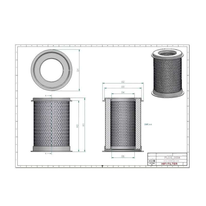 Filtre séparateur air/huile OS3119