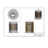 Filtre séparateur air/huile OS5051