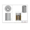 Filtre séparateur air/huile OS5128