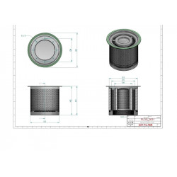 Filtre séparateur air/huile OS5292