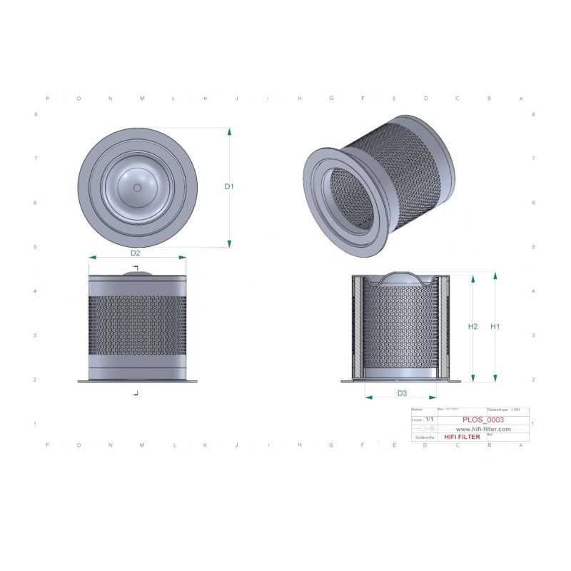 Filtre séparateur air/huile OS5351