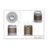 Filtre séparateur air/huile OT2034