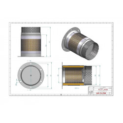 Filtre séparateur air/huile OT2035