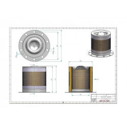Filtre séparateur air/huile OT5212