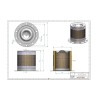 Filtre séparateur air/huile OT5212