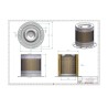 Filtre séparateur air/huile OT8722