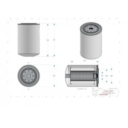 Filtre séparateur air/huile OV6032