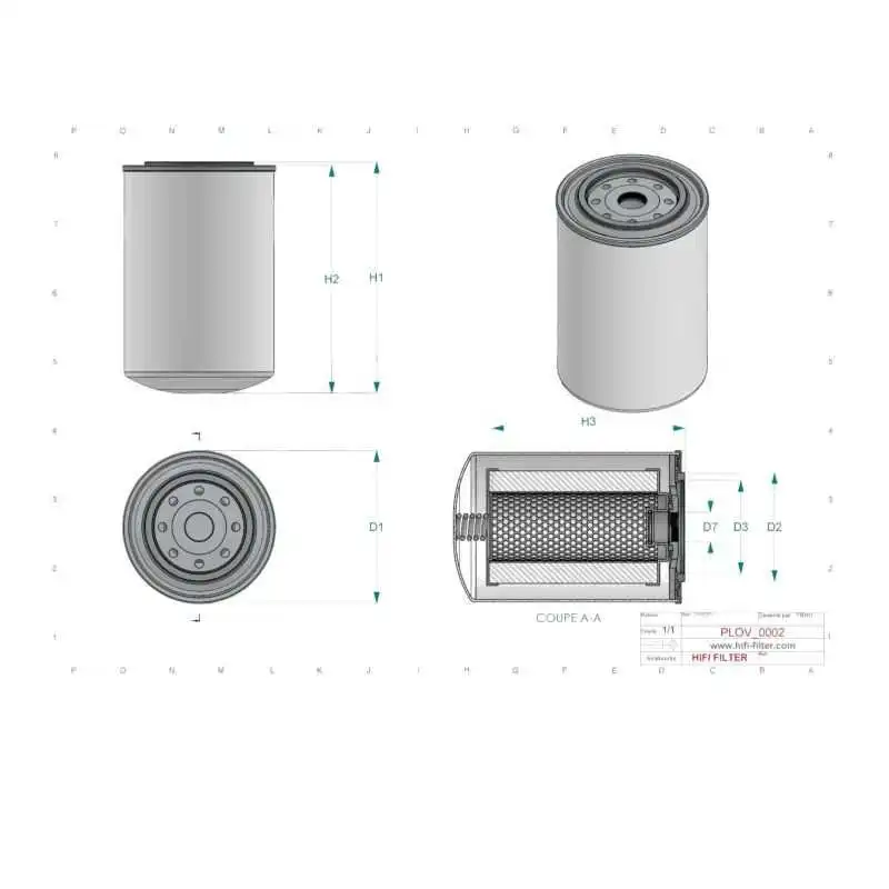 Filtre séparateur air/huile OV6086