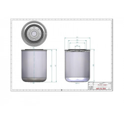 Filtre séparateur air/huile OW6018