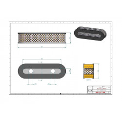 Filtre à air SA11124