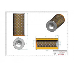 Filtre à air sécurité SA11626