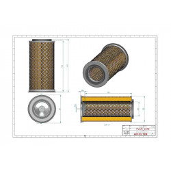 Filtre à air primaire SA11694