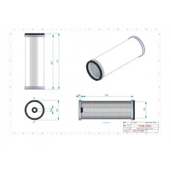 Filtre à air sécurité SA11716