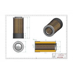 Filtre à air primaire SA11778
