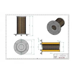 Filtre à air sécurité SA11841