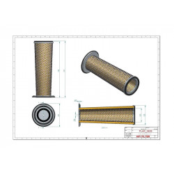 Filtre à air primaire SA11877