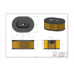 Filtre à air SA12020