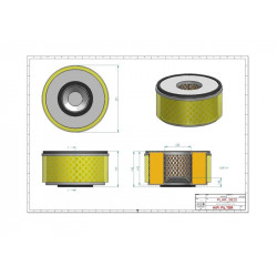Filtre à air SA12163