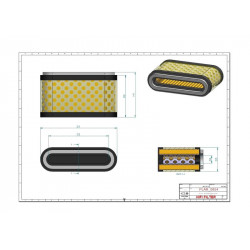 Filtre à air SA12175