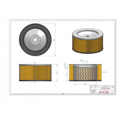 Filtre à air sécurité SA12326