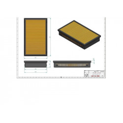 Filtre à air primaire SA12365