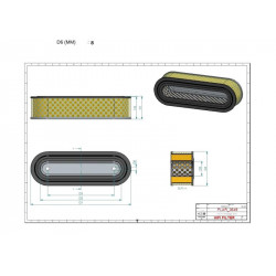 Filtre à air SA12422