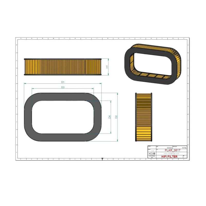 Filtre à air SA12460