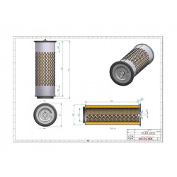 Filtre à air primaire SA12463