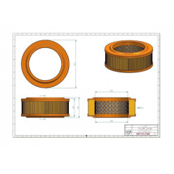 Filtre d'aération SA12521