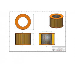 Filtre d'aération SA12561