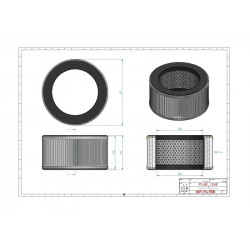 Filtre d'aération SA12643