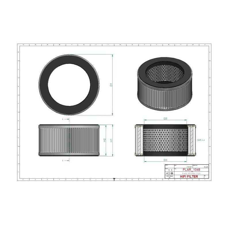 Filtre d'aération SA12643