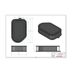 Filtre à air SA12754