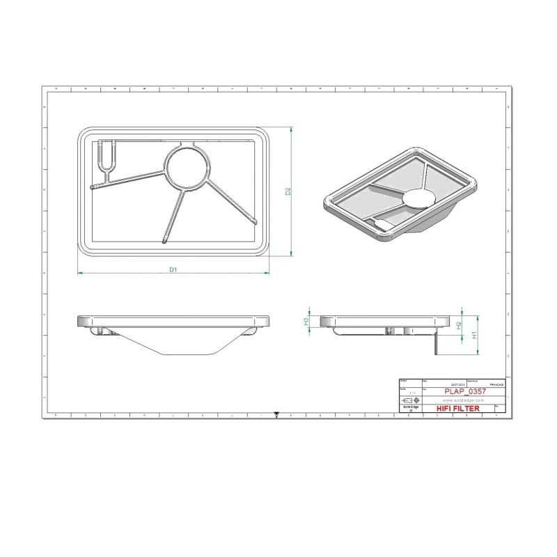 Filtre à air sécurité SA12757