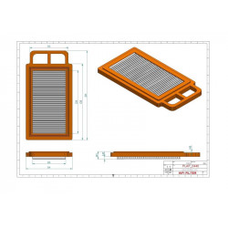 Filtre à air primaire SA12799