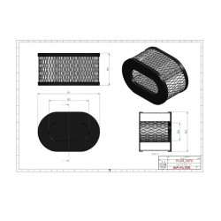 Filtre à air SA12802