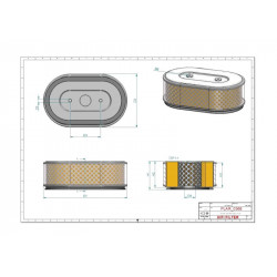 Filtre à air SA12834
