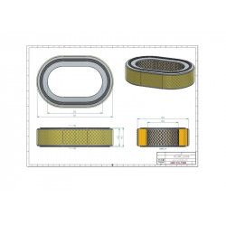 Filtre à air SA12835