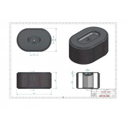 Filtre à air SA12889