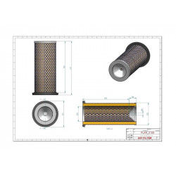 Filtre à air sécurité SA14108
