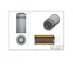 Filtre d'aération SA16036