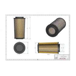 Filtre à air primaire SA16382