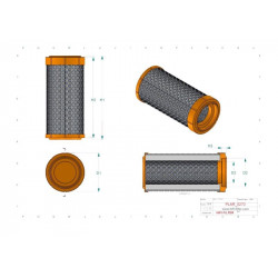 Filtre à air primaire SA16615
