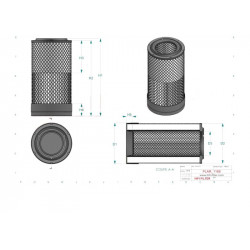 Filtre à air primaire SA16663