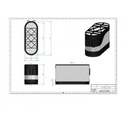 Filtre à air primaire SA16673