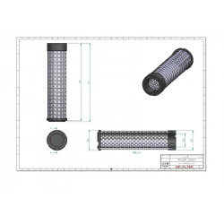 Filtre à air sécurité SA16696