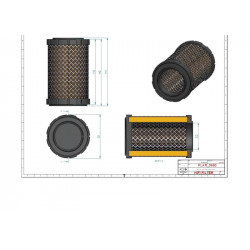 Filtre à air SA16735