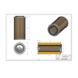 Filtre à air primaire SA16766