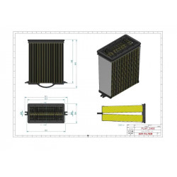 Filtre à air primaire SA16898